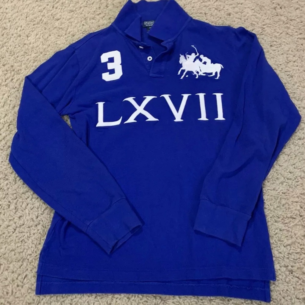 Boys Polo Ralph Lauren long sleeve shirt size large
